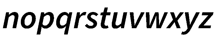 Chiron Hei Hk Semibold Italic Font LOWERCASE