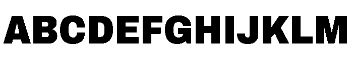 Chivo Heavy Font UPPERCASE