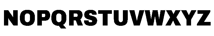 Chivo Heavy Font UPPERCASE