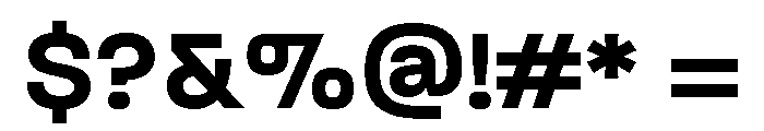 Chivo Medium Font OTHER CHARS