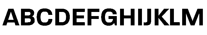 Chivo Medium Font UPPERCASE
