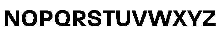 Chivo Medium Font UPPERCASE