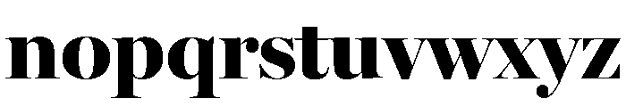 Chloe Extra Bold Font LOWERCASE