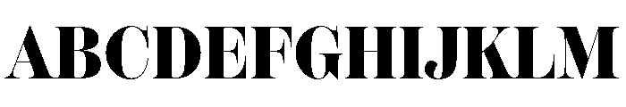 Chloe Heavy Font UPPERCASE
