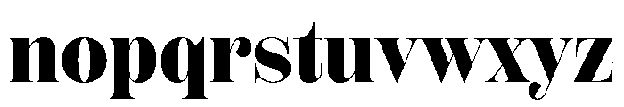 Chloe Heavy Font LOWERCASE