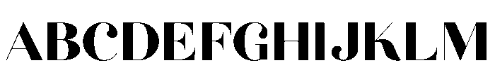 Chloe Regular Font UPPERCASE