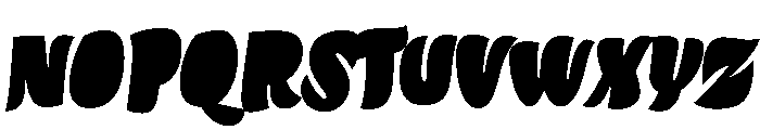 Chupilca Fat Font UPPERCASE