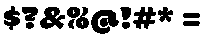 Chupilca Heavy Font OTHER CHARS