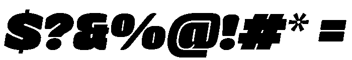 Chupilca Italic Font OTHER CHARS