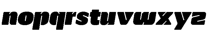 Chupilca Italic Font LOWERCASE