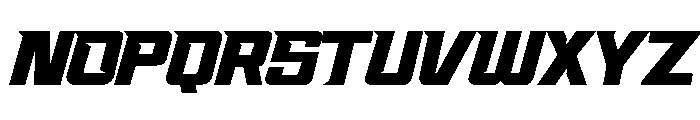 CHAMPSTERS Italic Font UPPERCASE