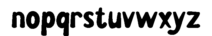 CHANADA-Regular Font LOWERCASE