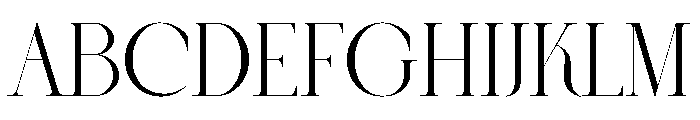 CHATER Font UPPERCASE