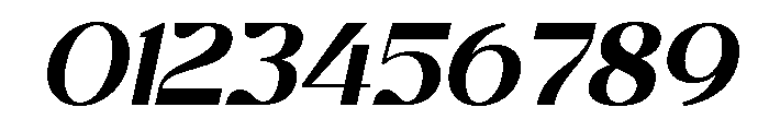 CHERLAV Italic Font OTHER CHARS