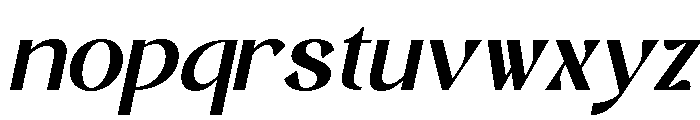 CHERLAV Italic Font LOWERCASE