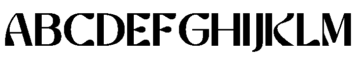 CHERLAV Regular Font UPPERCASE