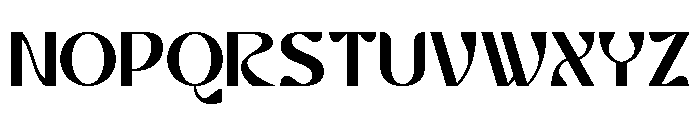 CHERLAV Regular Font UPPERCASE