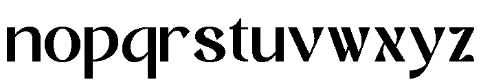 CHERLAV Regular Font LOWERCASE