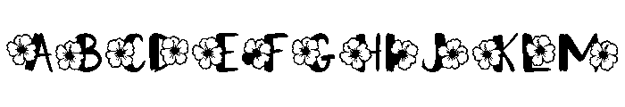 CHERR Regular Font UPPERCASE