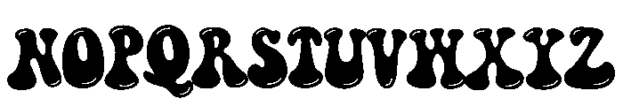 CHOCO DROPS Reflect Font UPPERCASE