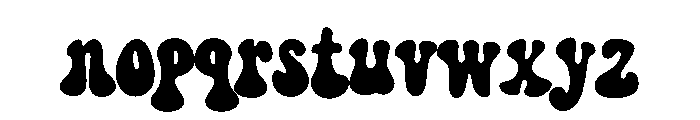 CHOCO DROPS Font LOWERCASE