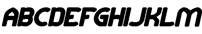 CHOCOLATE Bold Italic Font UPPERCASE