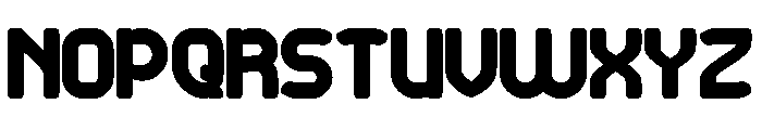 CHOCOLATE Bold Font UPPERCASE