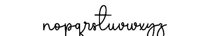 CHOCOLATE Child Font LOWERCASE