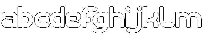 CHOCOLATE-Hollow FONT