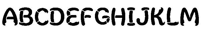 CHOOSE HAPPINESS Regular Font UPPERCASE