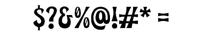 CHOUZ Font OTHER CHARS
