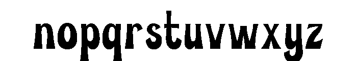CHOUZ Font LOWERCASE