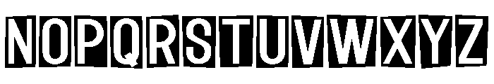 CHRISTMASHOLLYSQUARE-Regular Font UPPERCASE