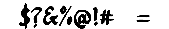 Cha cha Font OTHER CHARS