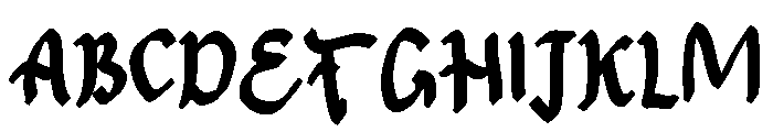 Cha cha Font UPPERCASE