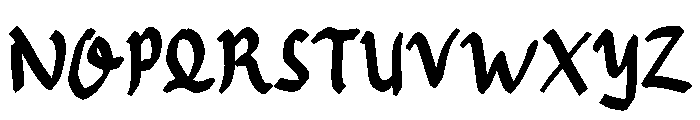 Cha cha Font UPPERCASE