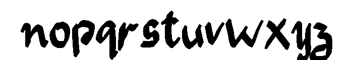 Cha cha Font LOWERCASE