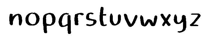 Chachu Font LOWERCASE