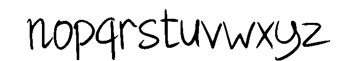 Chacing Regular Font LOWERCASE