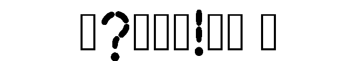 Chads Regular Font OTHER CHARS