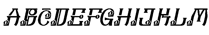 Chaeyuna Italic Font UPPERCASE