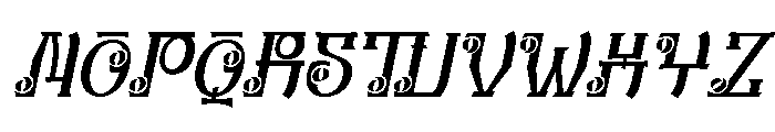 Chaeyuna Italic Font UPPERCASE