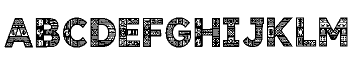 Chaff Regular Font UPPERCASE