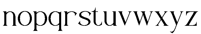 Chagile-Regular Font LOWERCASE