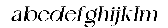 Chairo Bold italic FONT