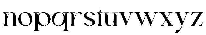 Chairo Bold Font LOWERCASE