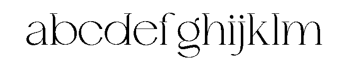 Chairo Extra Light FONT