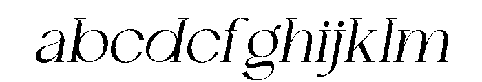 Chairo Italic FONT