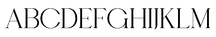 Chairo Light Font UPPERCASE