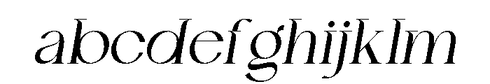 Chairo Medium italic FONT